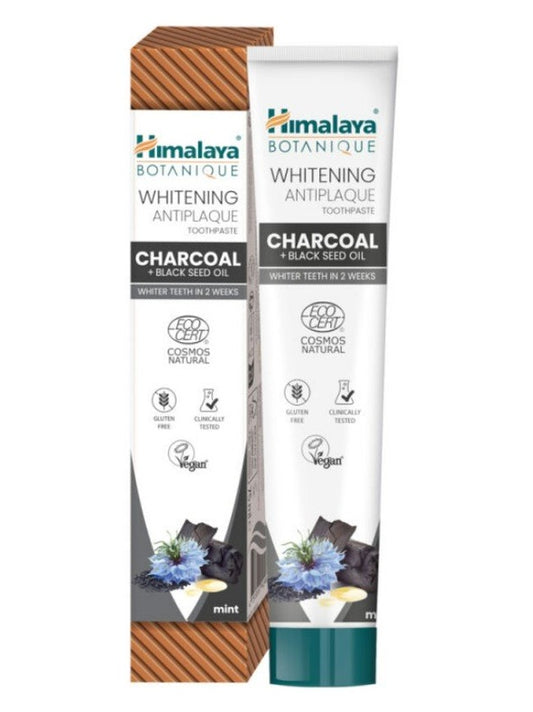 1-Whitening Antiplaque Toothpaste Charcoal + Black Seed Oil, Mint - 75ml. 1
