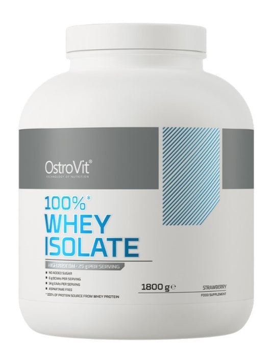 1-100% Whey Isolate, Strawberry - 1800 grams 1