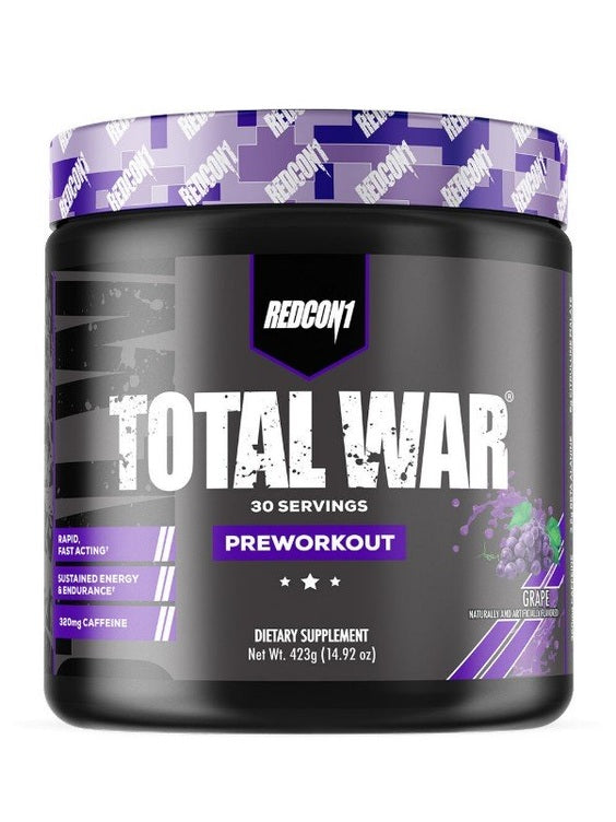 1-Total War - Preworkout, Grape - 423 grams 1