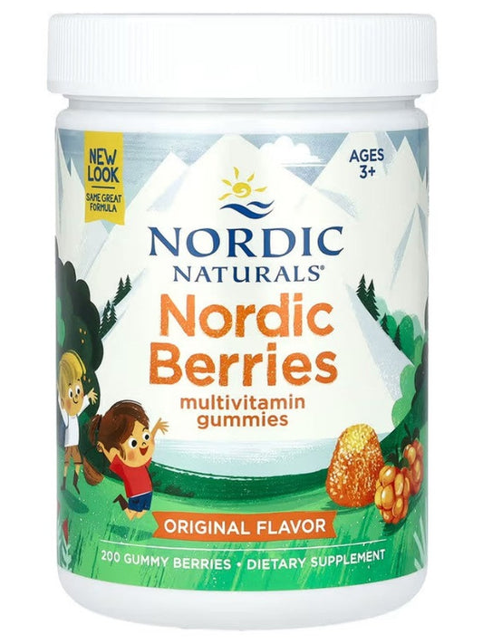 1-Nordic Berries Multivitamin, Original Flavor - 200 gummy berries 1