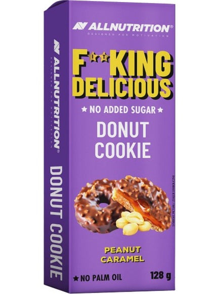 1-Fitking Delicious Donut Cookie, Peanut Caramel - 128 grams 1