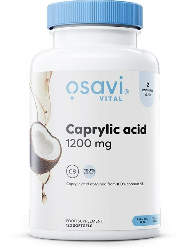 1-Caprylic Acid, 1200mg - 120 softgels 1