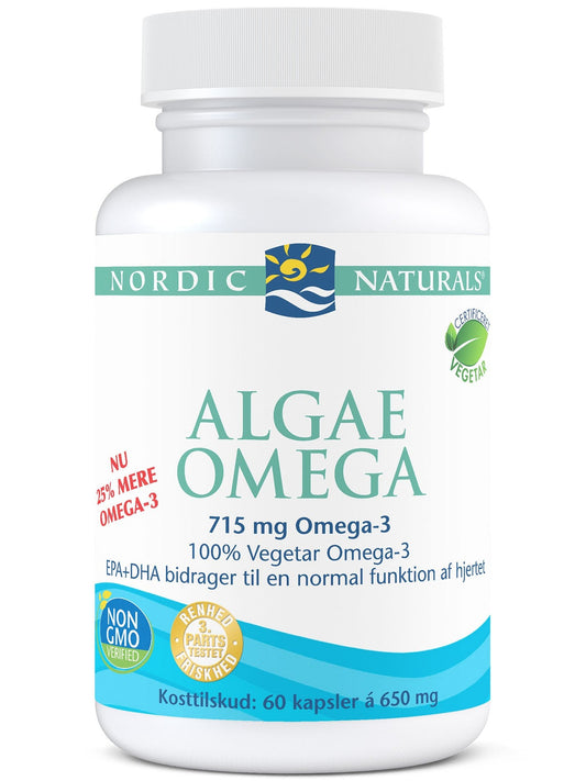 1-(Danish Label) Algae Omega, 715mg Omega 3 - 60 softgels 1