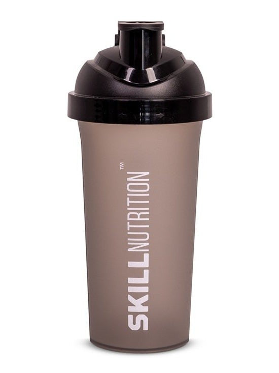 1-Skill Nutrition Shaker, Smoked Black - 700 ml. 1