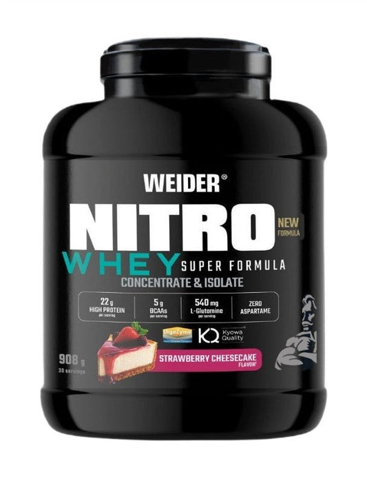 1-Nitro Whey Super Formula, Strawberry Cheesecake - 908 grams 1