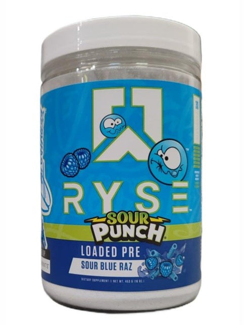 1-Loaded Pre, Sour Punch Blue Raz (EAN 810137320922) - 453 grams 1